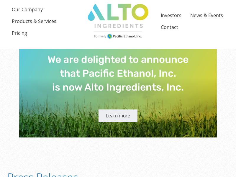 Alto Ingredients, Inc. Gains 54.62%