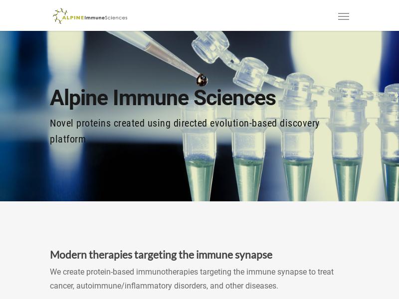 Alpine Immune Sciences, Inc. Skyrocketed