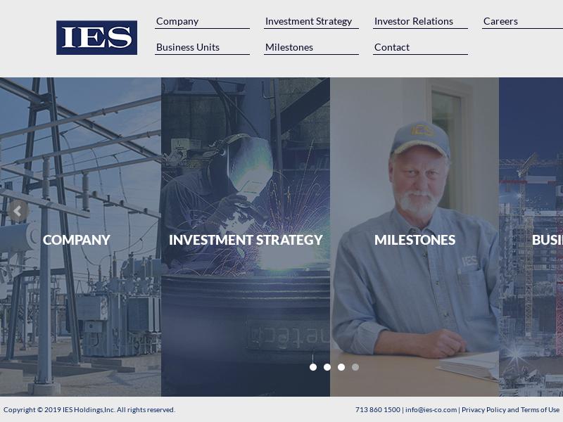 Big Gain For IES Holdings, Inc.