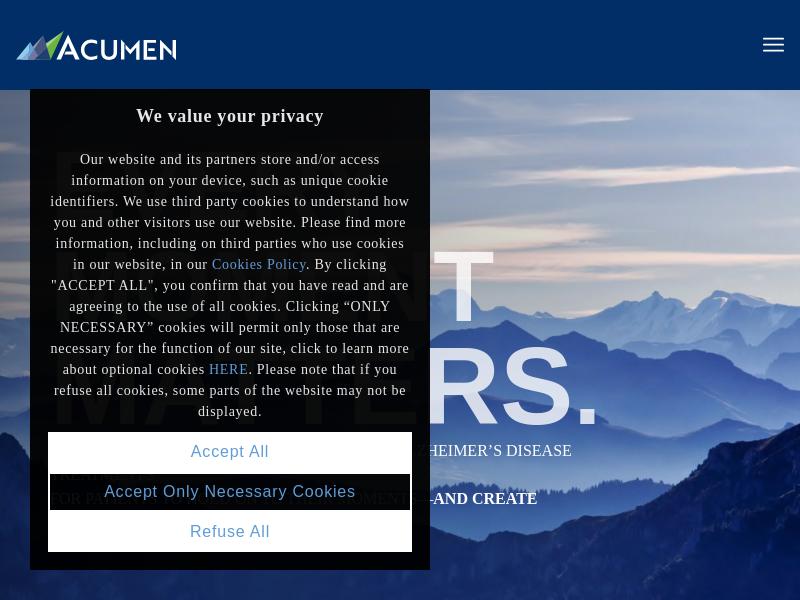 Acumen Pharmaceuticals Inc. Gains 54.78%