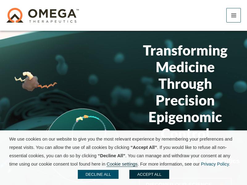 Omega Therapeutics Inc. Soared