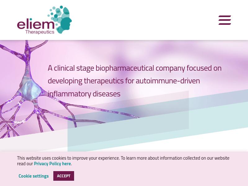 Big Move For Eliem Therapeutics Inc