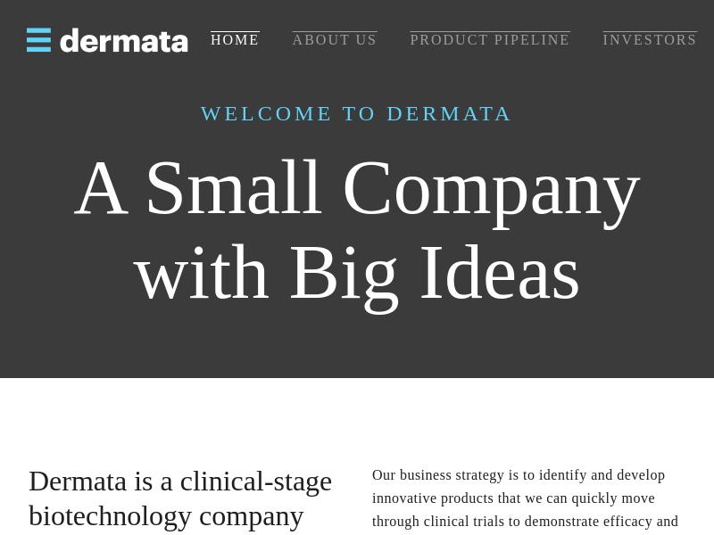 Big Gain For Dermata Therapeutics Inc.