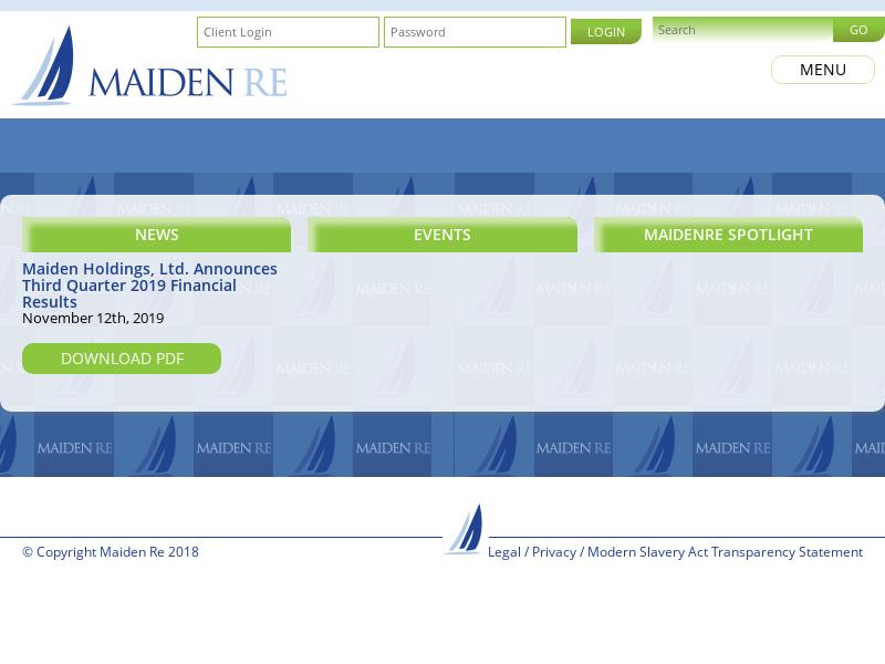 Big Gain For Maiden Holdings, Ltd.