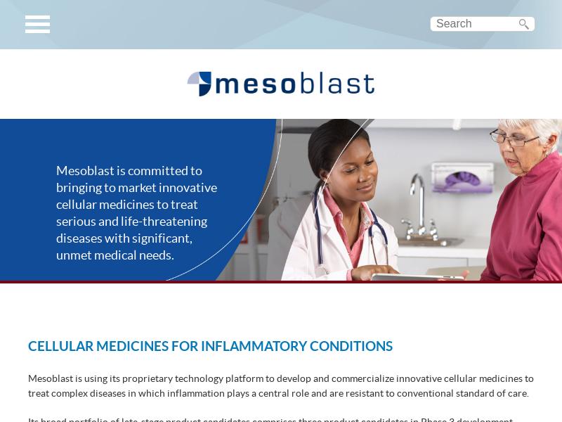 Meso Nasdaq Mesoblast Limited Insights And News