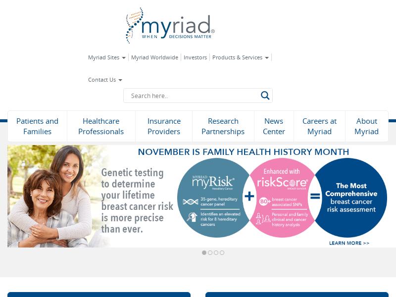 Myriad Genetics, Inc. Skyrocketed