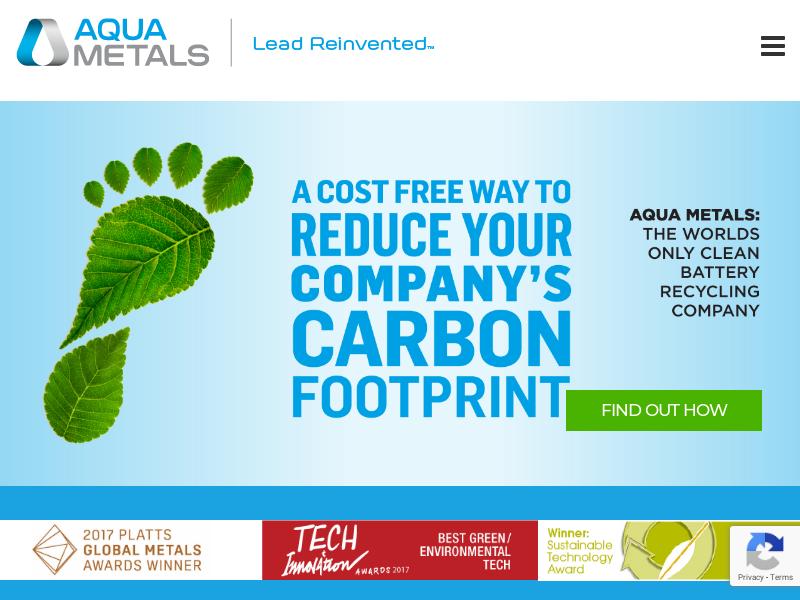 Big Gain For Aqua Metals, Inc.