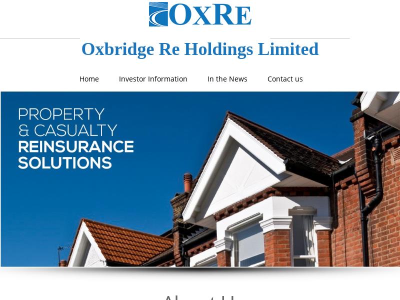 Big Move For Oxbridge Re Holdings Limited