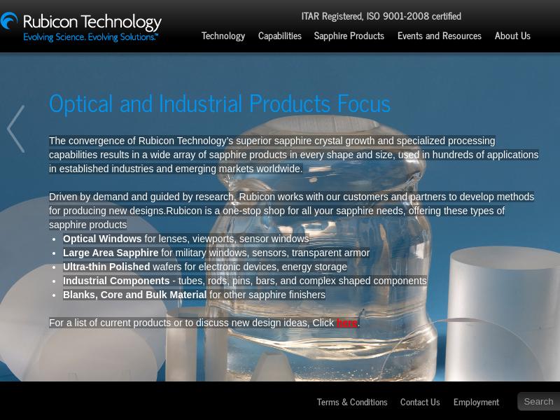 Rubicon Technology, Inc. Made Headway