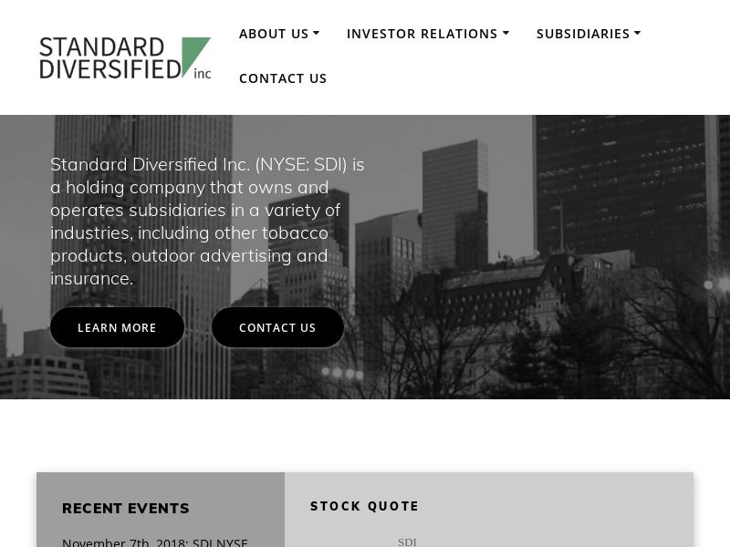 A Win For Standard Diversified Inc.
