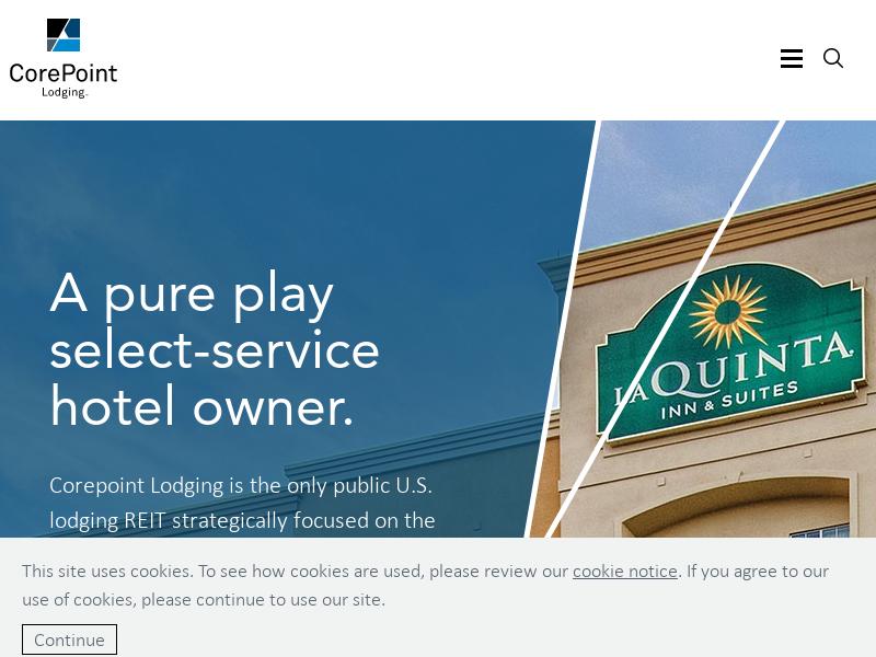 CorePoint Lodging Inc. Gains 21.83%