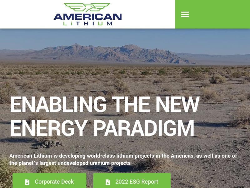 American Lithium Corp. Made Headway