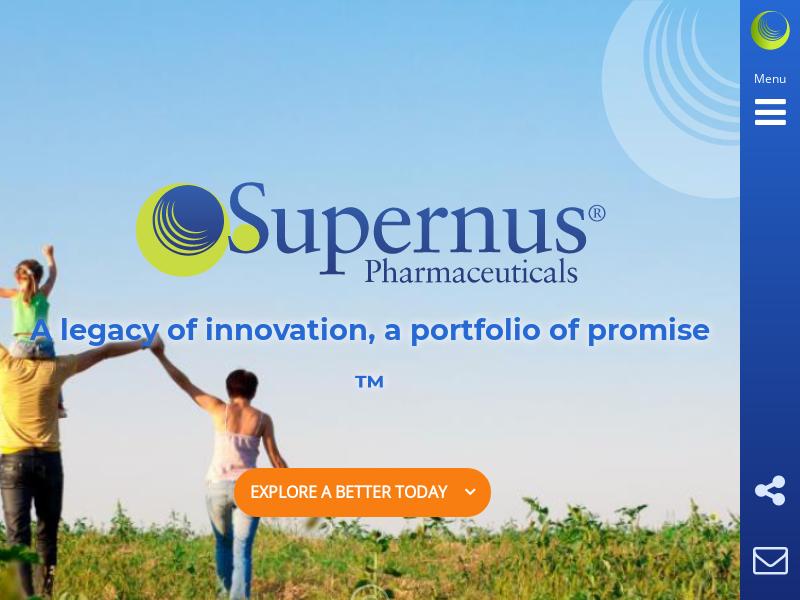 Supernus Pharmaceuticals, Inc. Soared