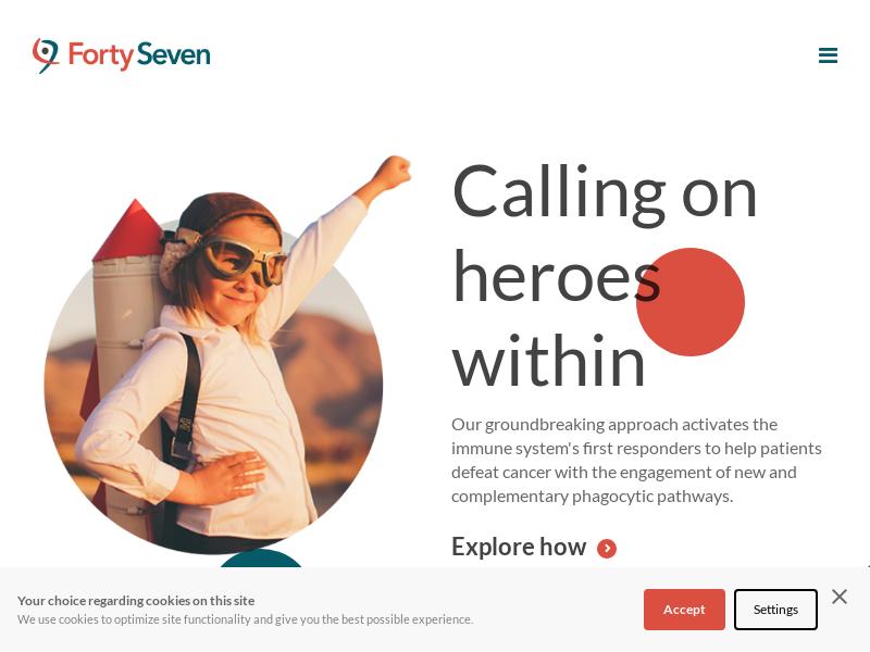 Big Move For Forty Seven, Inc.