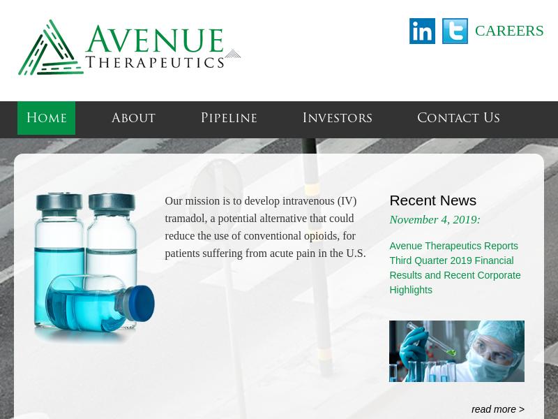 A Day Up For Avenue Therapeutics, Inc.