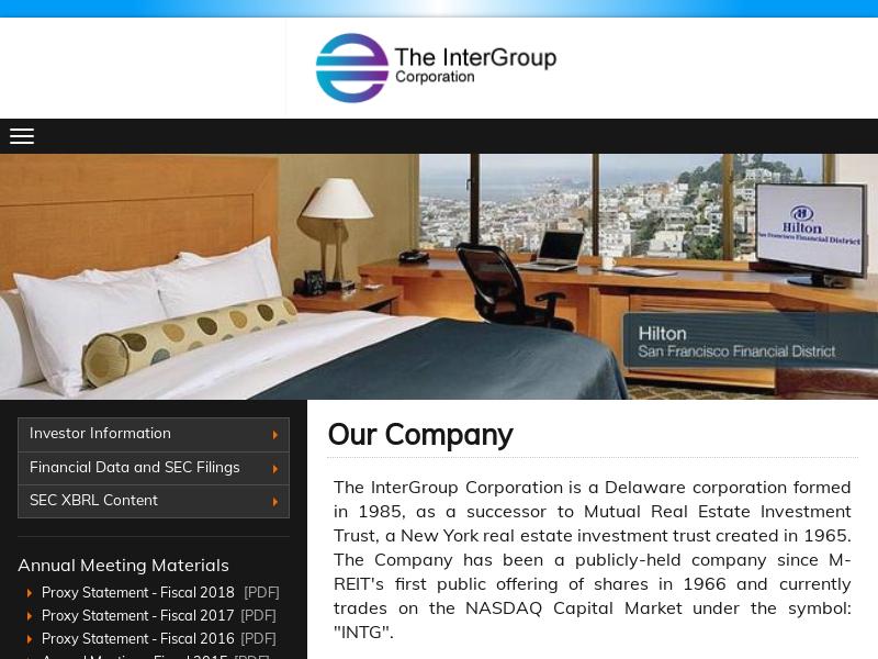 The InterGroup Corporation Gains 30.08%