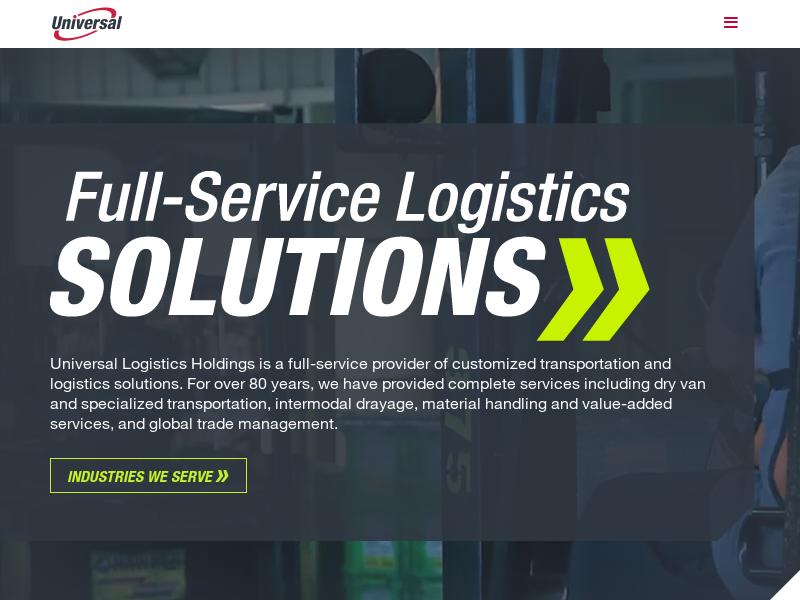 Universal Logistics Holdings, Inc. Soared