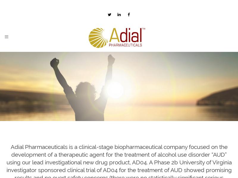A Win For Adial Pharmaceuticals, Inc.