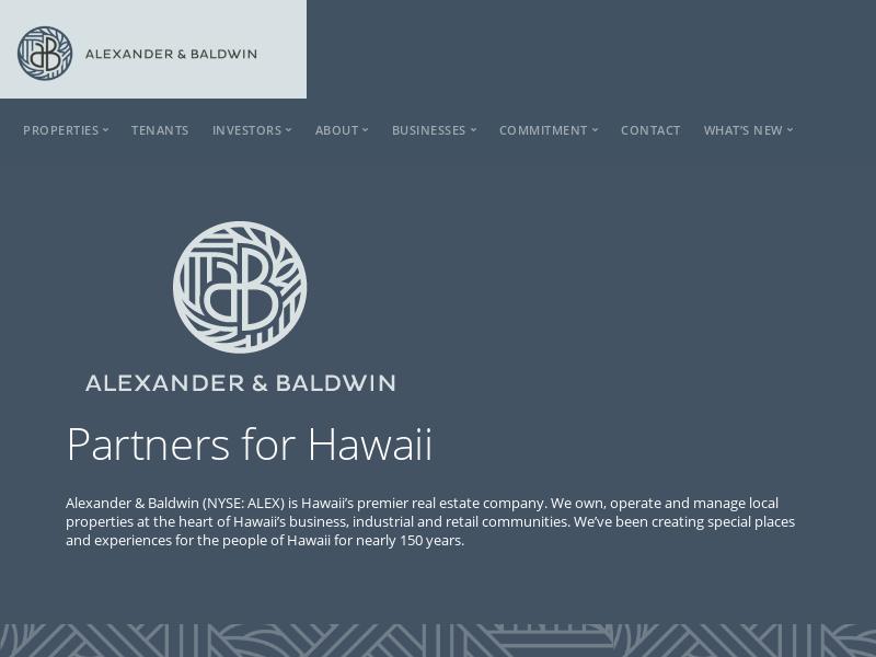 Alexander & Baldwin, Inc. Gains 37.71%