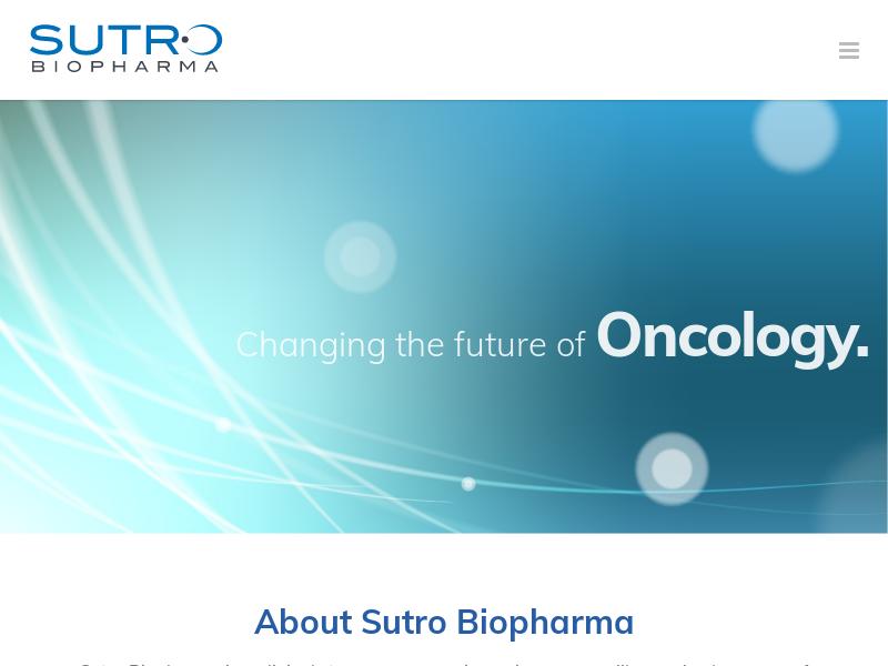 Sutro Biopharma, Inc. Soared