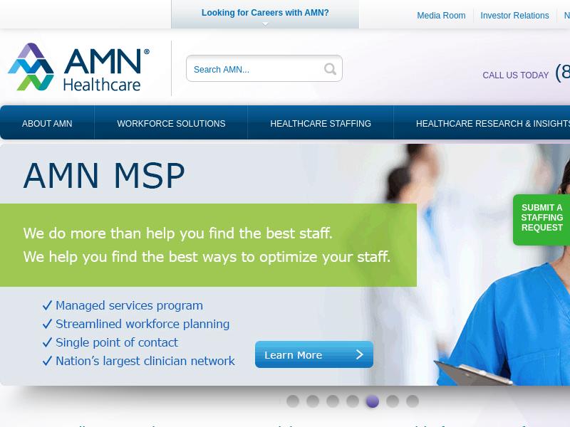 A Day Up For AMN Healthcare Services, Inc.
