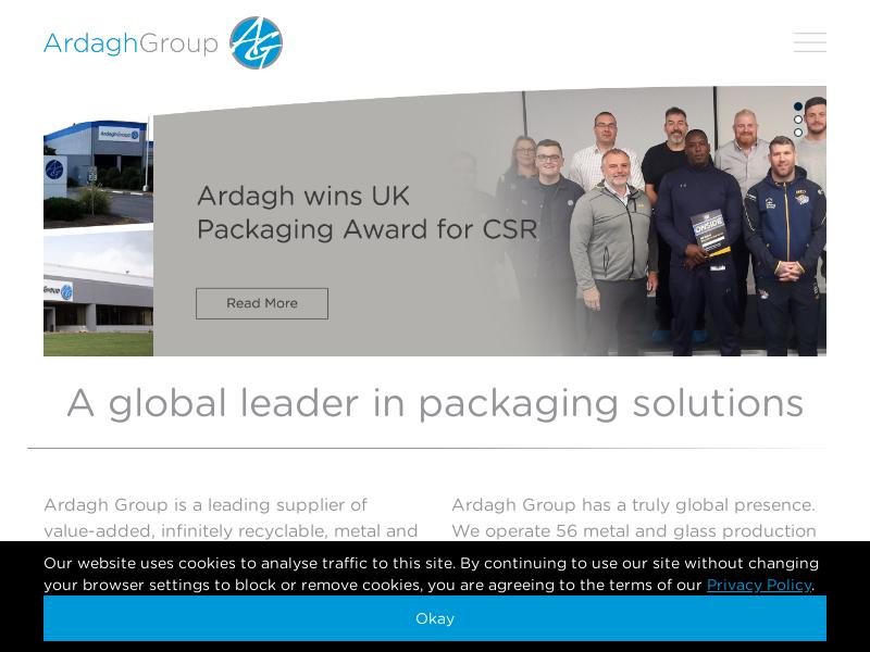 Ardagh Group S.A. Soared