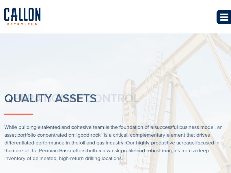 Callon Petroleum Company Made Big Gain