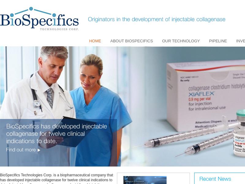 Big Move For BioSpecifics Technologies Corp.