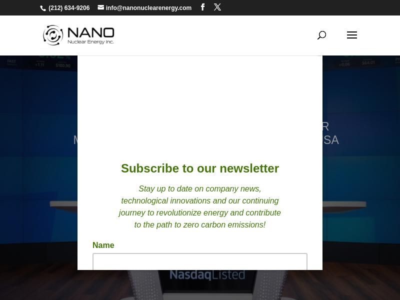 Nano Nuclear Energy Inc. Made Headway