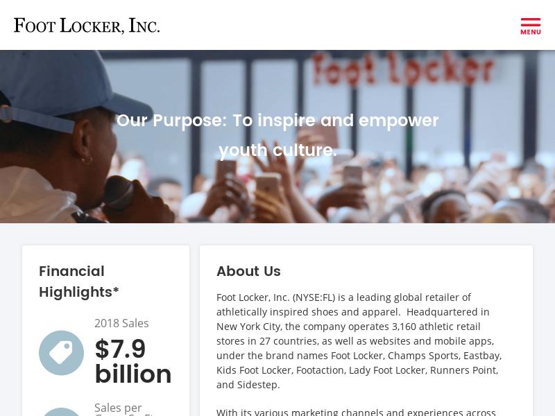 Foot Locker, Inc. Gains 20.04%