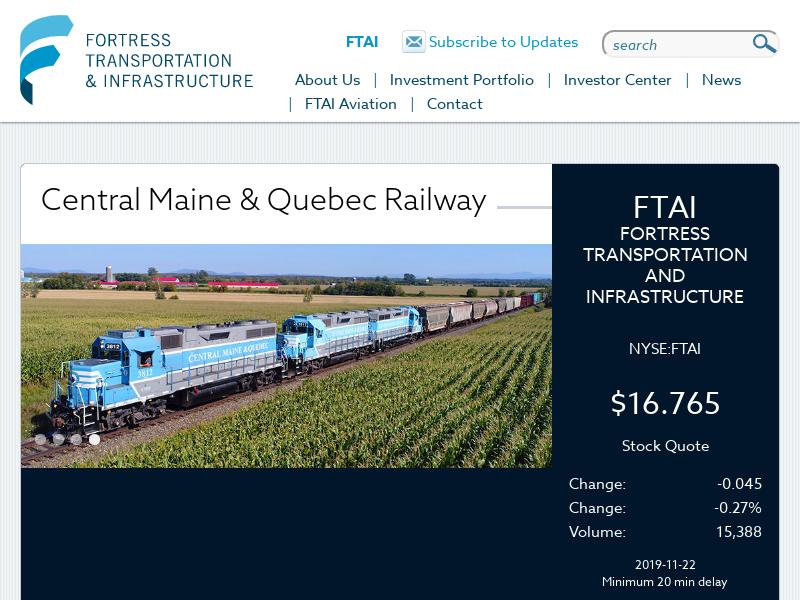 Fortress Transportation and Infrastructure Investors LLC Made Big Gain