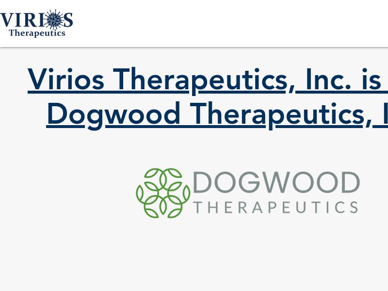 Dogwood Therapeutics Inc. Gains 40.54%