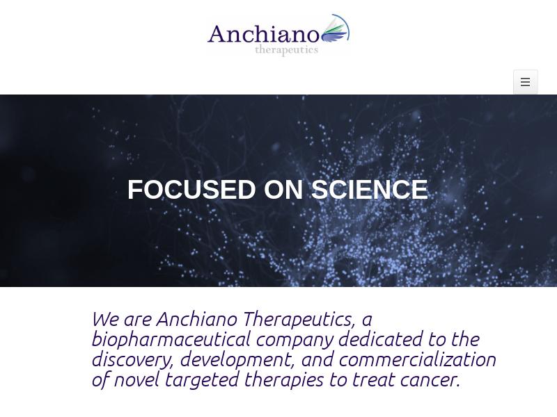 Anchiano Therapeutics Ltd Gains 24.14%