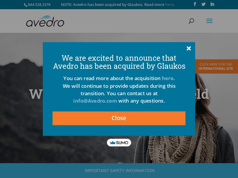 Big Move For Avedro, Inc.