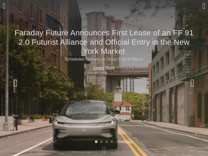 A Day Up For Faraday Future Intelligent Electric Inc.