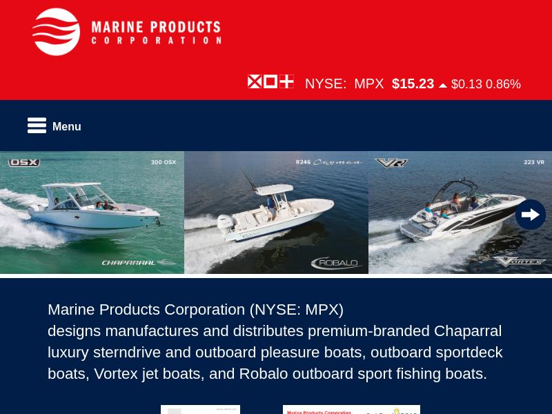 Marine Products Corporation Gains 20.78%