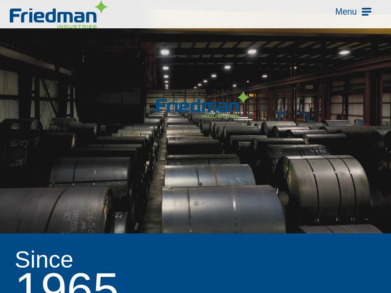 Friedman Industries, Incorporated Soared