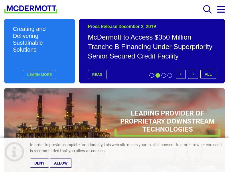 Big Move For McDermott International, Inc.