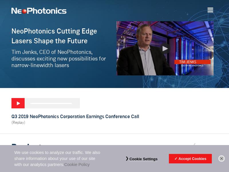 A Day Up For NeoPhotonics Corporation
