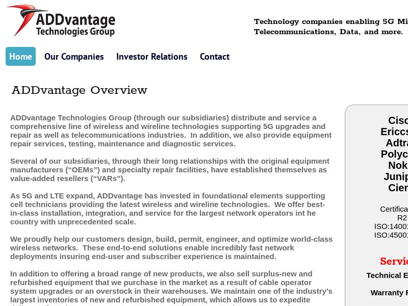 A Win For ADDvantage Technologies Group, Inc.