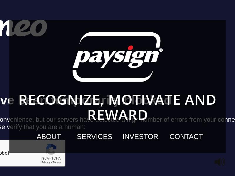 A Day Up For PaySign, Inc.