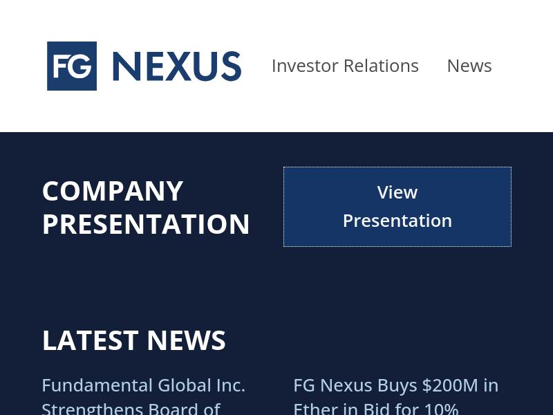 Fundamental Global Inc. Recorded Big Gain