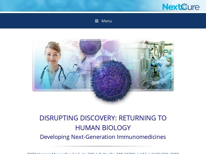 NextCure, Inc. Made Headway