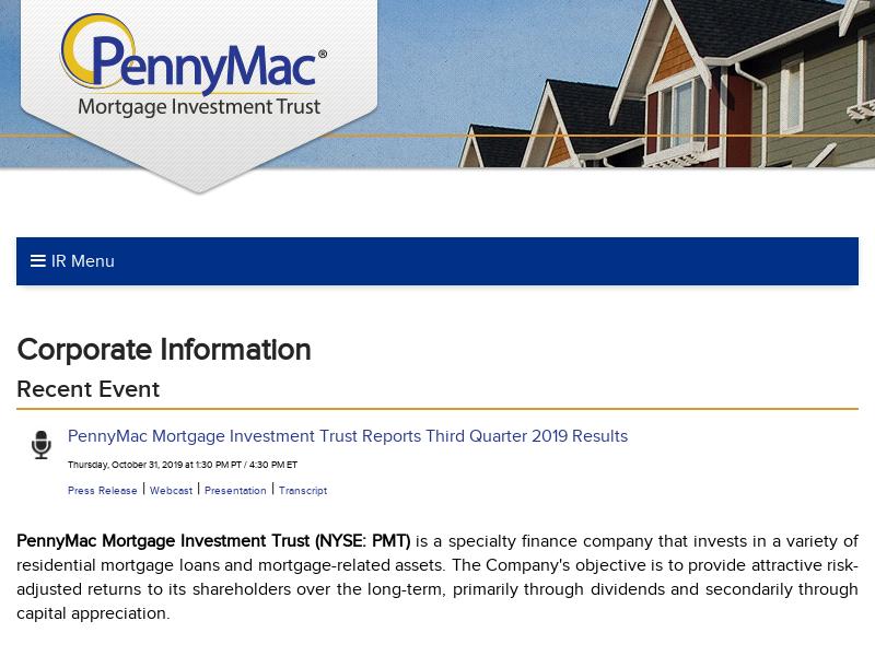 A Win For PennyMac Mortgage Investment Trust