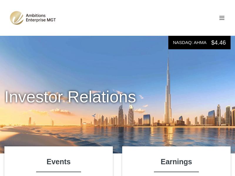 Ambitions Enterprise Management Co. L.L.C Gains 198.13%