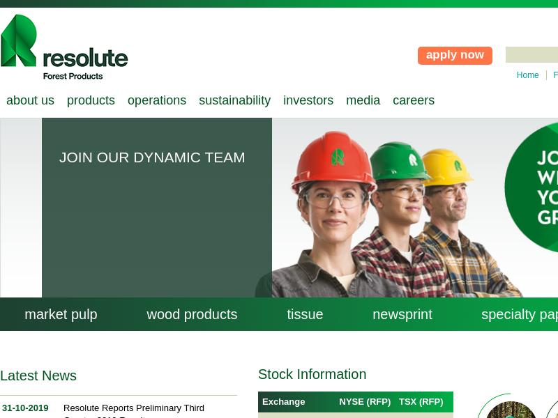 Resolute Forest Products Inc. Skyrocketed