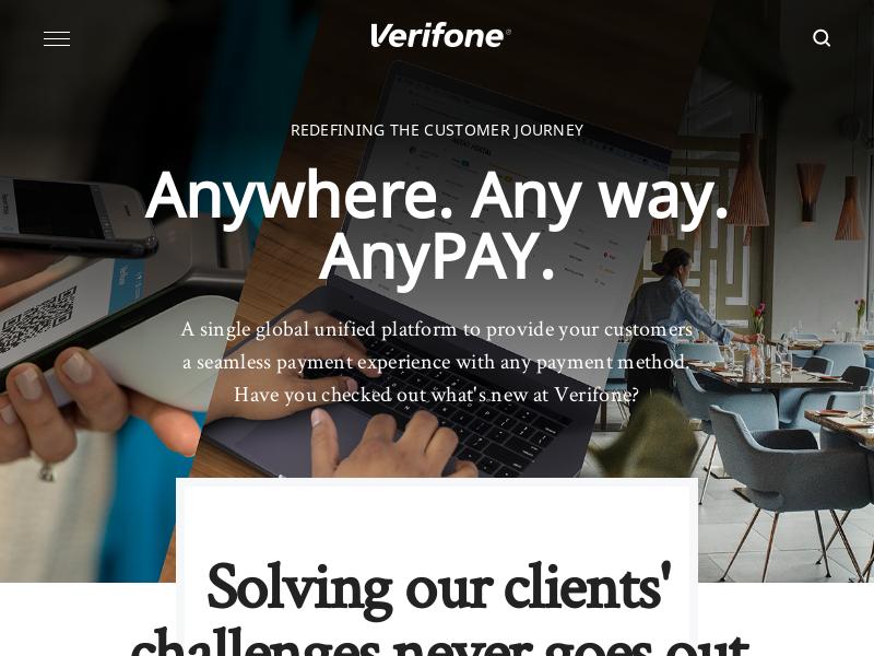 Big Move For VeriFone Systems, Inc.