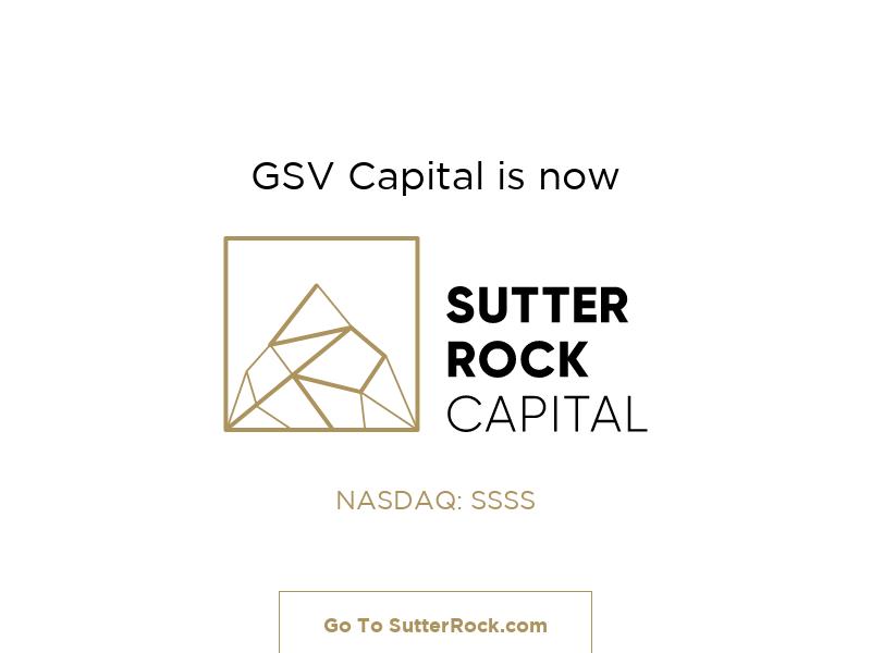 Big Gain For Sutter Rock Capital Corp.