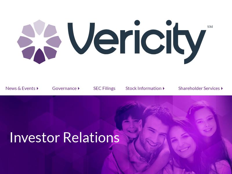 Big Move For Vericity, Inc.