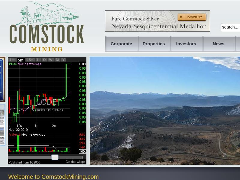 Big Gain For Comstock Mining Inc.